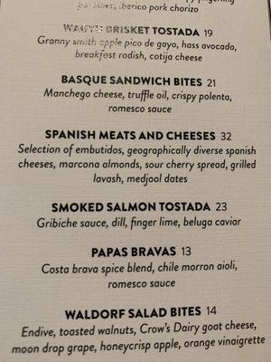 Menu photo 2 The Wright Bar Phoenix, AZ