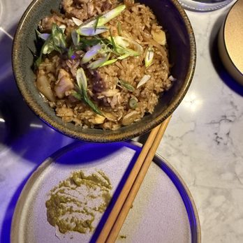 Monkey Thief - Crispy Fried Rice with Pork Belly - Cocktail Bars Near Me - New York, New York Monkey Thief - Crispy Fried Rice with Pork Belly - Cocktail Bars Near Me - New York, New York