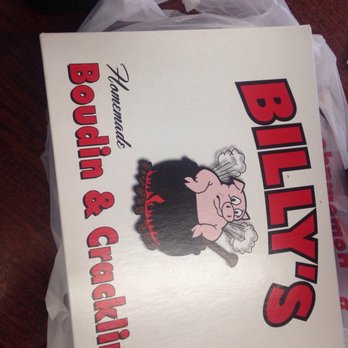 Billy's Boudin & Cracklins - The box cracks me up - Cajun/Creole Near Me - Scott, Louisiana Billy's Boudin & Cracklins - The box cracks me up - Cajun/Creole Near Me - Scott, Louisiana