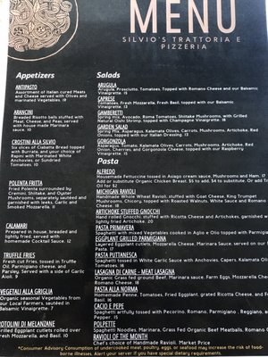 Menu photo 5 Silvio's Trattoria e Pizzeria Canton, MI Menu photo 5 Silvio's Trattoria e Pizzeria Canton, MI