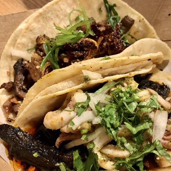 Taco Bamba Vienna - bulgogi bullfight taco, black sheep taco (top to bottom) - Mexican Near Me - Vienna, Virginia Taco Bamba Vienna - bulgogi bullfight taco, black sheep taco (top to bottom) - Mexican Near Me - Vienna, Virginia