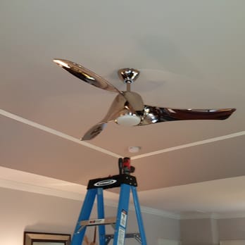 Infinite Electric - nickel plated remote controlled ceiling fan - Electricians Near Me - Lawrenceville, Georgia Infinite Electric - nickel plated remote controlled ceiling fan - Electricians Near Me - Lawrenceville, Georgia