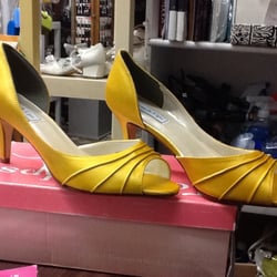 South Philly Style Shoes - Beautiful marigold custom dyed for bride....