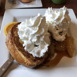 Carmel French Toast, with apples and nuts. Carmel French Toast, with apples and nuts.