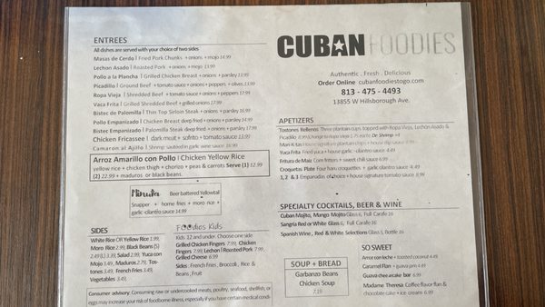 Menu photo 5 Cuban Foodies Tampa, FL