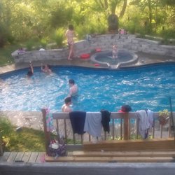 Ace's Pool Service - Having fun in the pool.