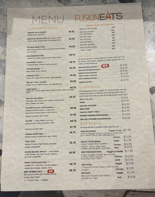 Menu photo 1 Fusion Eats Houston, TX Menu photo 1 Fusion Eats Houston, TX