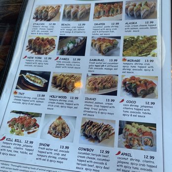 Wasabi Sushi - Menu - Japanese Near Me - Draper, Utah Wasabi Sushi - Menu - Japanese Near Me - Draper, Utah