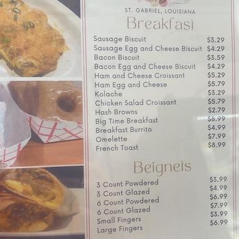 Zana’s Treats and Eats - Breakfast menu - Breakfast & Brunch Near Me - Saint Gabriel, Louisiana Zana’s Treats and Eats - Breakfast menu - Breakfast & Brunch Near Me - Saint Gabriel, Louisiana