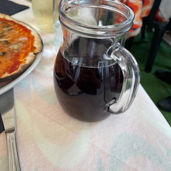 La Prezzemolina - House red wine - Pizza Near Me - Rome, RM