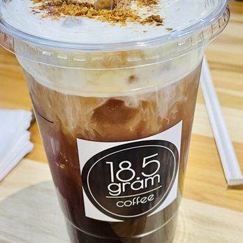 18.5 Gram Coffee - Einspanner (vanilla) - Coffee & Tea Near Me - Flushing, New York