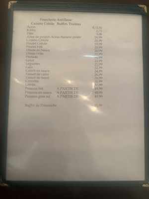 Fourchette Antillaise by null