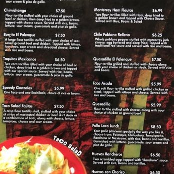 El Palenque - Menu 9/22 - Mexican Near Me - Cave City, Arkansas