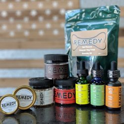 The Botanical Shoppe - Remedy CBD Products including Topical Salves in 1oz & 0.5oz variations,10mg & 25mg capsules, and oil tinctures ranging from 250mg to 1,500mg