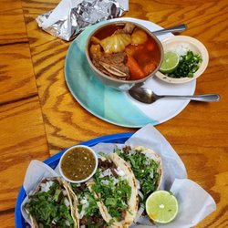 Rincon Latino - This was the amazing Tacos and Caldo De Res/Beef soup. Both absolutely amazing.