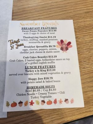 Menu photo 1 Toast 'N Jams Norton Shores, MI