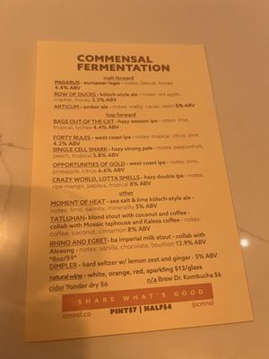Commensal Fermentation by null