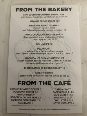 Menu photo 1 Hook & Barrel Myrtle Beach, SC