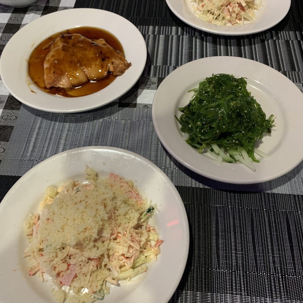 Teriyaki Box - Salmon Teriyaki, Kani Cucumber Salad & Seaweed Salad - Japanese Near Me - Manchester, Connecticut