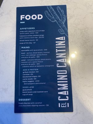 Menu photo 2 El Camino Cantina Sunnyvale, CA Menu photo 2 El Camino Cantina Sunnyvale, CA