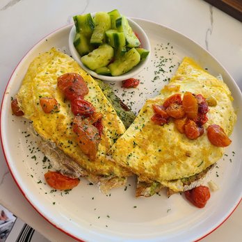 Utopia Caffe - Avocado Toast with scrambled egg and a side of salad - Loved it! - Breakfast & Brunch Near Me - Tustin, California Utopia Caffe - Avocado Toast with scrambled egg and a side of salad - Loved it! - Breakfast & Brunch Near Me - Tustin, California
