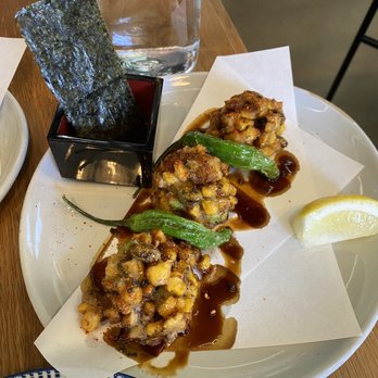 Afuri Slabtown - Corn fritters - Ramen Near Me - Portland, Oregon Afuri Slabtown - Corn fritters - Ramen Near Me - Portland, Oregon