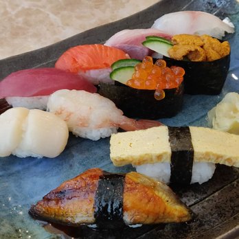 Yagoto Sushi Dining - Deluxe assorted nigiri - Sushi Bars Near Me - Vancouver, British Columbia Yagoto Sushi Dining - Deluxe assorted nigiri - Sushi Bars Near Me - Vancouver, British Columbia