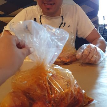 The Captain's Boil - the food in the bag lol - Cajun/Creole Near Me - Concord, Ontario