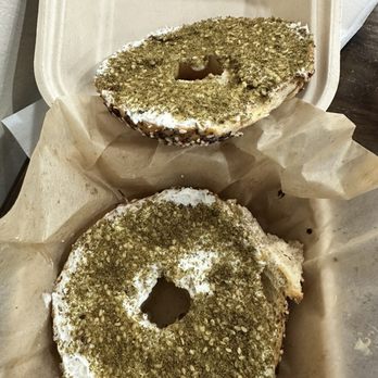 Baba's Coffee Corner - Everything bagel with Za'atar cream cheese - Coffee & Tea Near Me - Orange, California