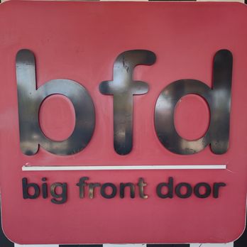 Big Front Door - Business logo on a wall - Delis Near Me - San Diego, California Big Front Door - Business logo on a wall - Delis Near Me - San Diego, California