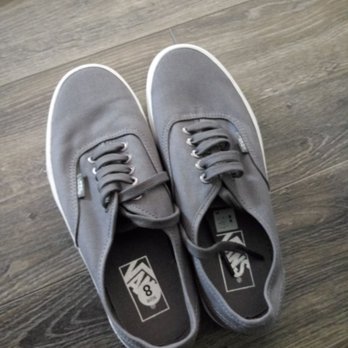 Blue - A Goodwill Boutique - Lavender/gray Vans I found here. - Thrift Stores Near Me - Olympia, Washington Blue - A Goodwill Boutique - Lavender/gray Vans I found here. - Thrift Stores Near Me - Olympia, Washington