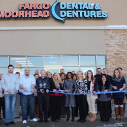 Fargo Moorhead Dental & Dentures - Celebrating Fargo Moorhead Dental & Dentures' official Chamber of Commerce Ribbon Cutting