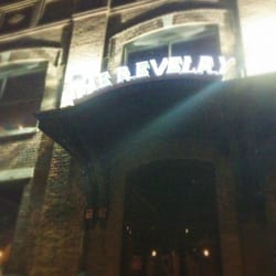 The Revelry - Storefront at night