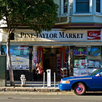 Pine-Taylor Market - a blue car parked in front of a store - Grocery Near Me - San Francisco, California Pine-Taylor Market - a blue car parked in front of a store - Grocery Near Me - San Francisco, California