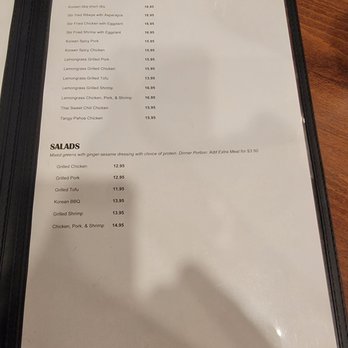 Le Saigon - Menu 4 - Asian Fusion Near Me - Hammond, Louisiana