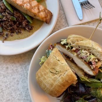 True Food Kitchen - Grilled Sustainable Salmon, Buffalo Chicken Sandwich - New American Near Me - San Diego, California True Food Kitchen - Grilled Sustainable Salmon, Buffalo Chicken Sandwich - New American Near Me - San Diego, California