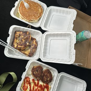 Keoki's - Hot cakes, French toast, and corn beef hash patties - Breakfast & Brunch Near Me - Lihue, Hawaii