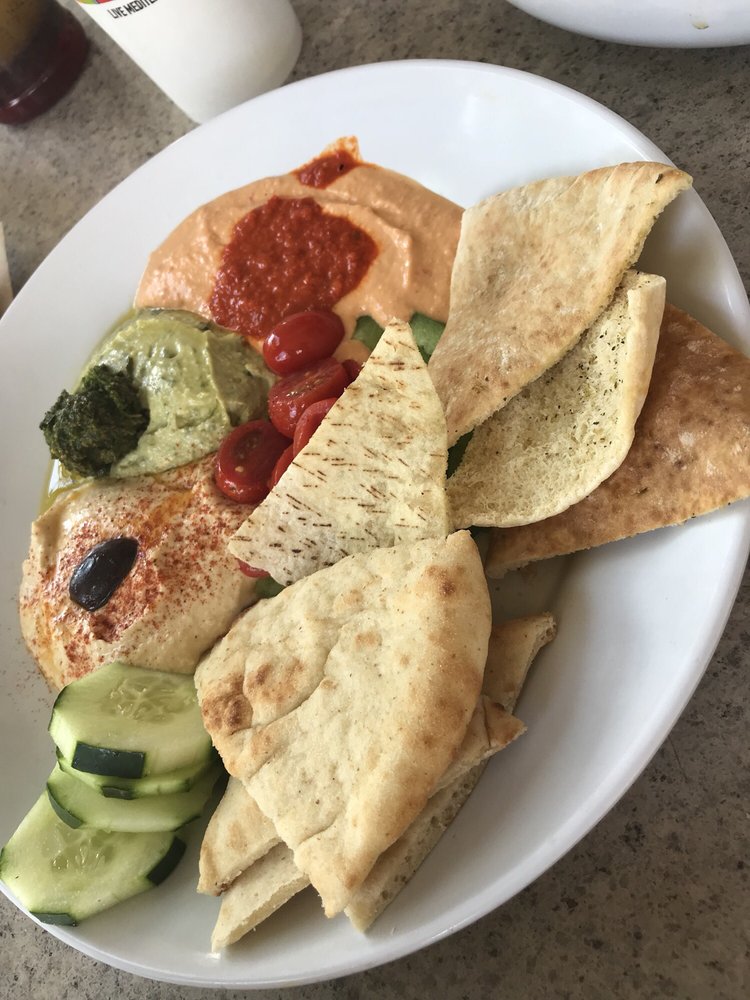 Hummus Trio Tray Yelp