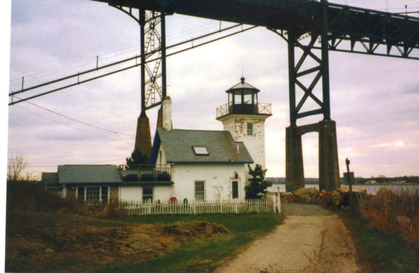 Bristol Ferry Lighthouse by null