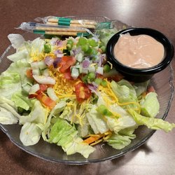 Miller's Grill - House Salad with Thousand Island Dressing