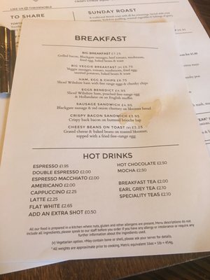 Menu photo 1 The Oxnoble Manchester, XGM Menu photo 1 The Oxnoble Manchester, XGM