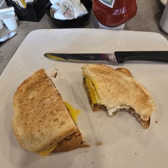 Mom's Kitchen - Egg sausage cheese sandwich on sour dough bread - Diners Near Me - Fort Lauderdale, Florida Mom's Kitchen - Egg sausage cheese sandwich on sour dough bread - Diners Near Me - Fort Lauderdale, Florida