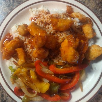 Oasis Bar & Grill - Orange chicken over rice lunch special - Bars Near Me - Antwerp, Ohio Oasis Bar & Grill - Orange chicken over rice lunch special - Bars Near Me - Antwerp, Ohio