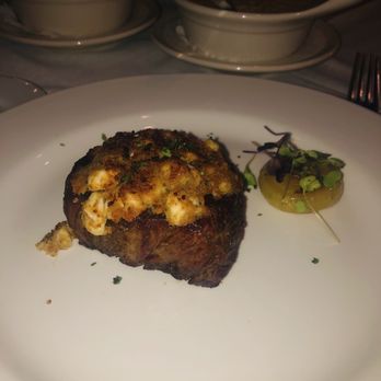 Pace's Steakhouse - Petite filet with Gorgonzola and breadcrumbs - Steakhouses Near Me - Hauppauge, New York Pace's Steakhouse - Petite filet with Gorgonzola and breadcrumbs - Steakhouses Near Me - Hauppauge, New York