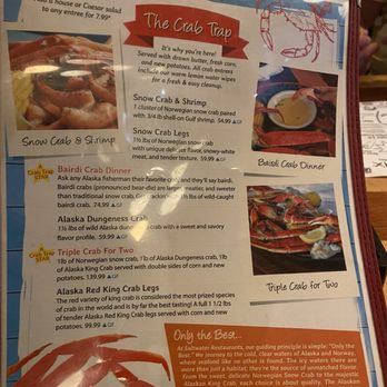 The Crab Trap, Destin - Menu - Seafood Near Me - Destin, Florida