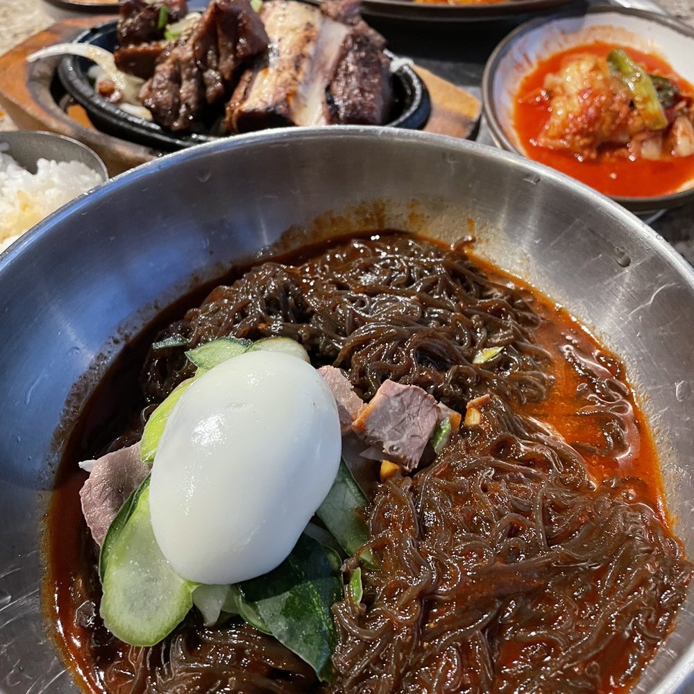 Shik Do Rak - Spicy Cold Noodles - refreshing! - Korean Near Me - Northridge, California