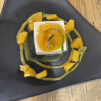Magnifica - PEACH AND BASIL PANNA COTTA - Pizza Near Me - Rome, RM