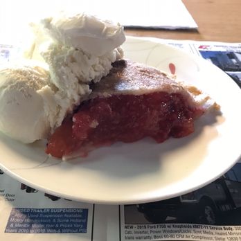 Laughing Larry's Lunch Room - Peach / Raspberry Pie - American Near Me - Tomah, Wisconsin Laughing Larry's Lunch Room - Peach / Raspberry Pie - American Near Me - Tomah, Wisconsin
