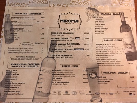 Menu photo 1 Miroma Restaurante Furnas, 20 Menu photo 1 Miroma Restaurante Furnas, 20
