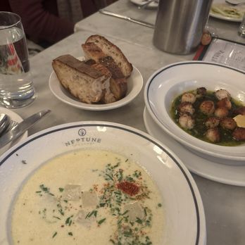 Neptune Oyster - clam chowder - Seafood Near Me - Boston, Massachusetts